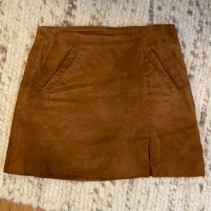 Blank NYC suede skirt
